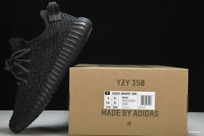 2023) Pirate Black Adidas (2022 Yeezy 350 Boost BB5350 0617